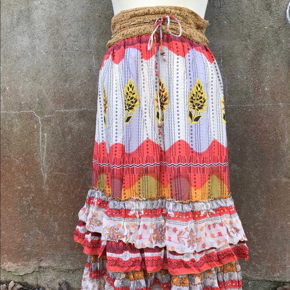 Free People Boho Skirt